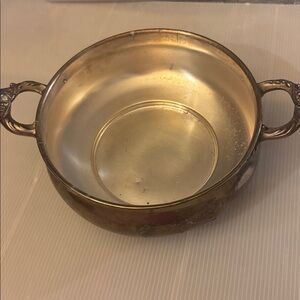Silver Plated footed casserole dish